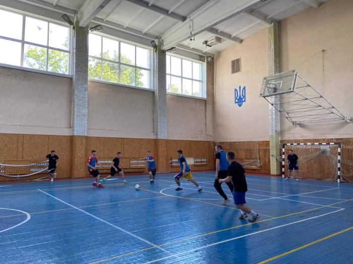 Футбольний матч між курсантами-першокурсниками