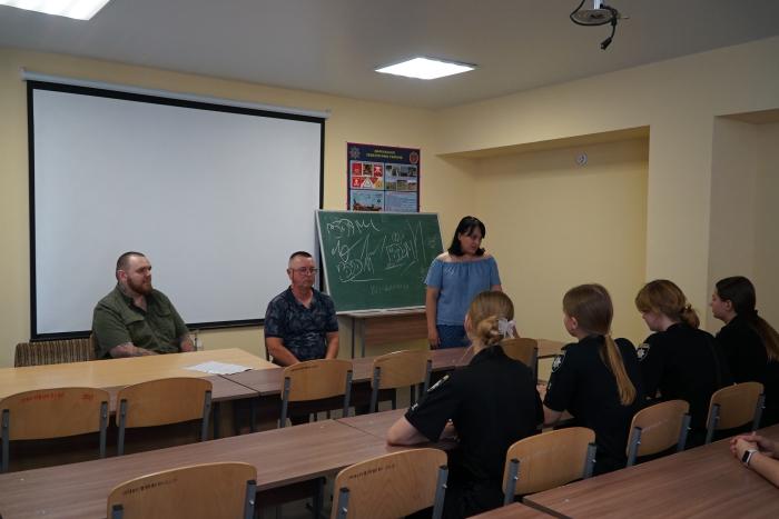 Мотиваційно-просвітницькі зустрічі з курсантами