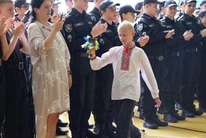 Вихованців ліцею «Правоохоронець» привітали з Днем знань