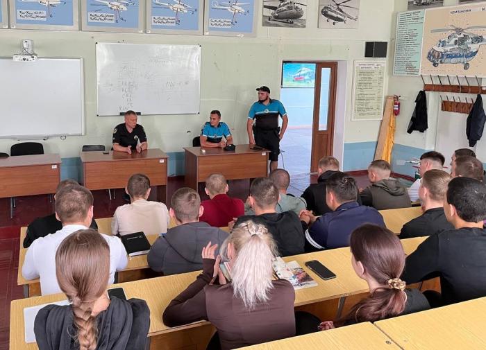 Practically oriented binary lesson with the participation of bicycle patrol employees