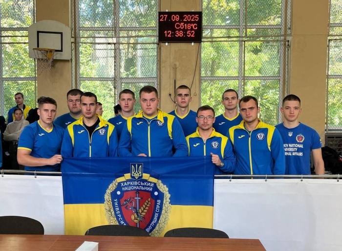 Перемоги курсантів ХНУВС у Кубку України з гирьового спорту