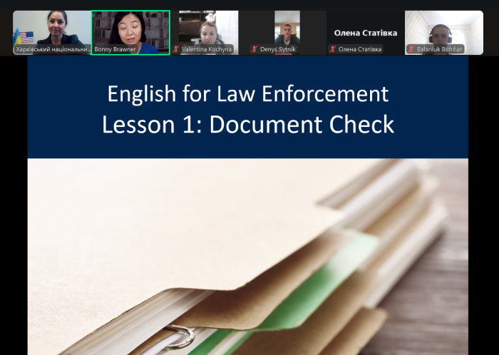 ХНУВС впроваджує міжнародну програму викладання англійської мови