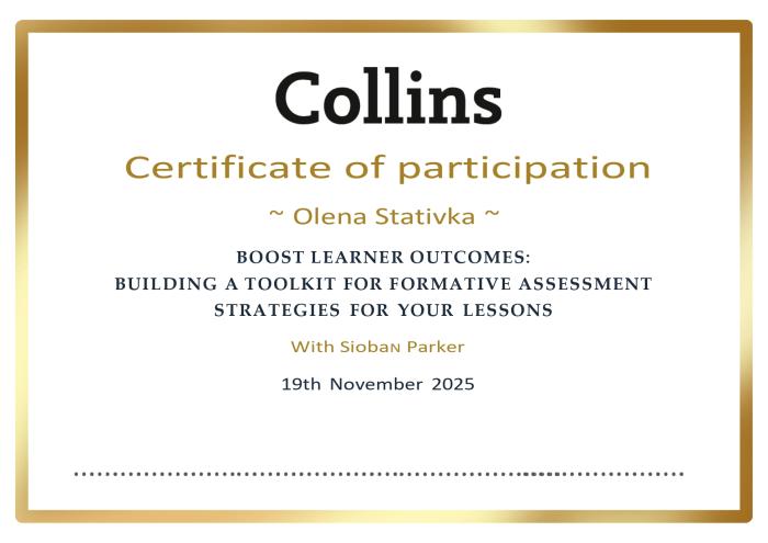 Ефективні інструменти для формувального оцінювання – підвищення результатів навчання