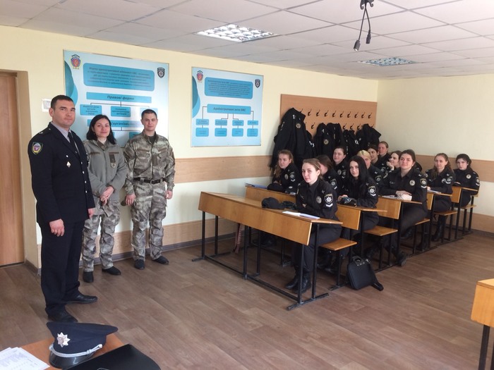 Бінарне заняття курсантів 