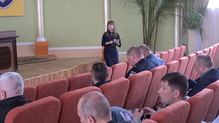 Викладач Сумської філії ХНУВС провела заняття з керівниками територіальних підрозділів поліції Сумської області