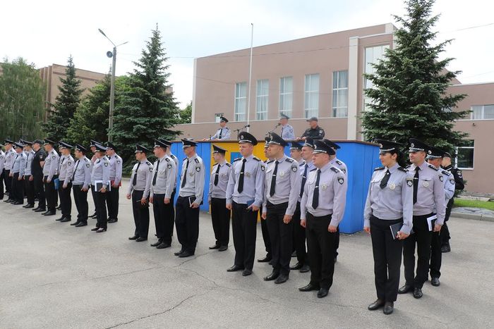 Показові заняття зі стройової підготовки з офіцери курсової ланки