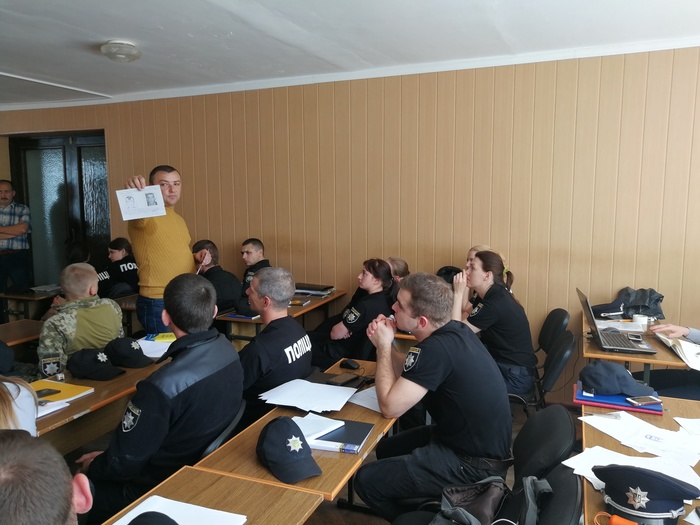 У «Академії поліції» провели бінарне заняття