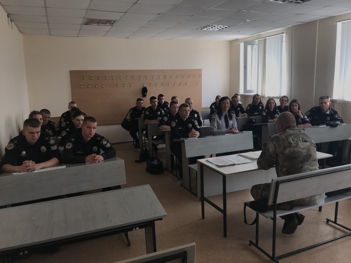 Бінарне заняття з курсантами факультету № 1