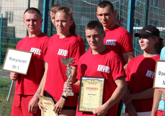 Першість університету з легкої атлетики здобула команда факультету № 1