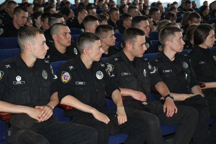 Представники територіальних органів Національної поліції провели зустрічі з курсантами 