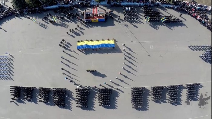 ХНУВС приєднався до патріотичного флешмобу «Моя Слава Україні» (відео)