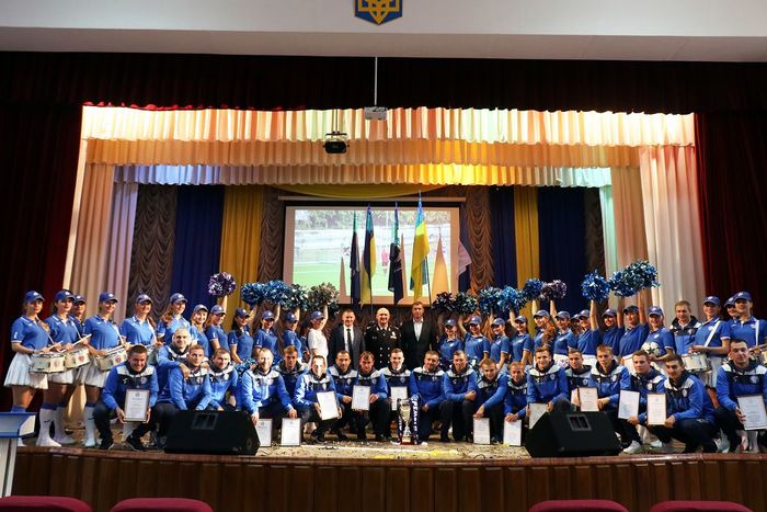 Вшанування команди ФК «Універ-Динамо»