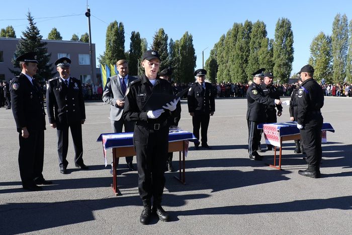 Першокурсники університету склали Присягу працівника поліції 