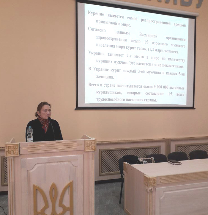 Для курсантів та студентів університету проведено відеолекторій