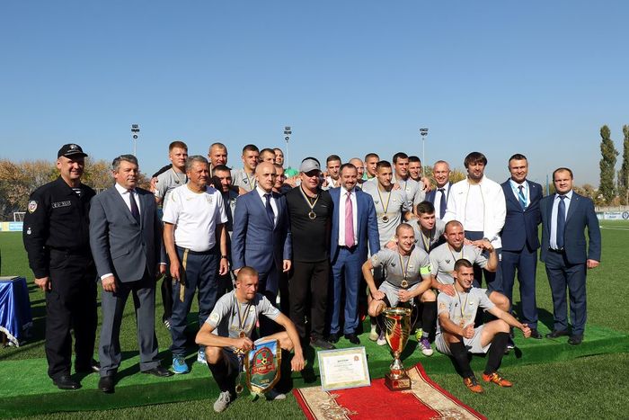 На «Динамо-Арені» ХНУВС відбулося нагородження команд-учасниць Всеукраїнського футбольного турніру «Ліга учасників АТО»