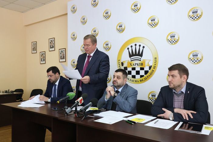 Сергія Гусарова обрано Почесним президентом Харківської обласної федерації шахів