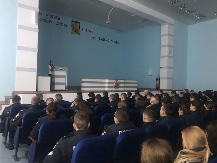 Представник прокуратури Харківської області прочитала лекцію для курсантів