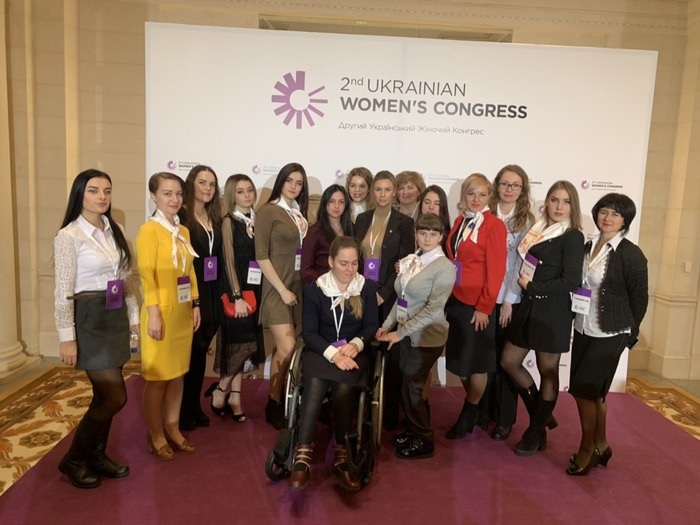 Курсант університету Єлизавета Бєляєва взяла участь у ІІ Українському Жіночому Конгресі
