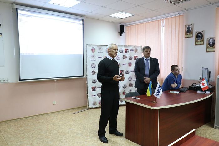 Бінарне заняття для слухачів курсів підвищення кваліфікації за участю представників ГУНП в Харківській області