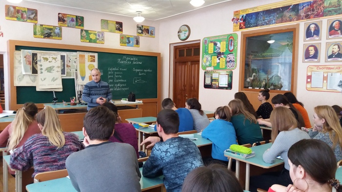 З учнями Харківської ЗОШ № 70 зустрівся Олександр Радченко