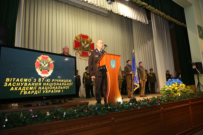 Ректор університету привітав працівників Національної академії Національної гвардії України з 87-ю річницею з дня створення академії
