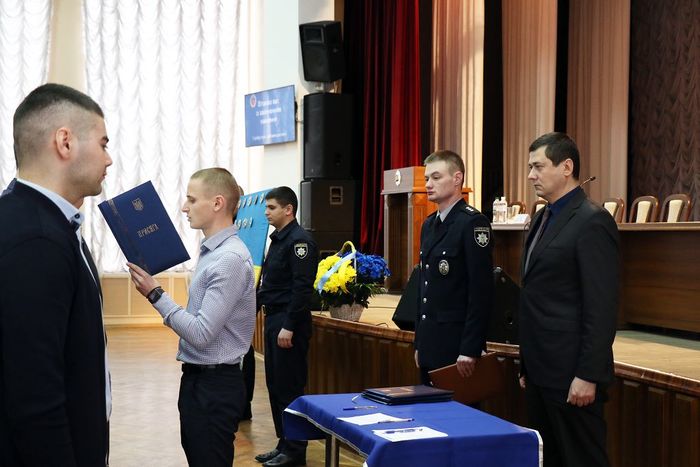 В університеті відбулися урочистості з нагоди приведення до Присяги працівника поліції