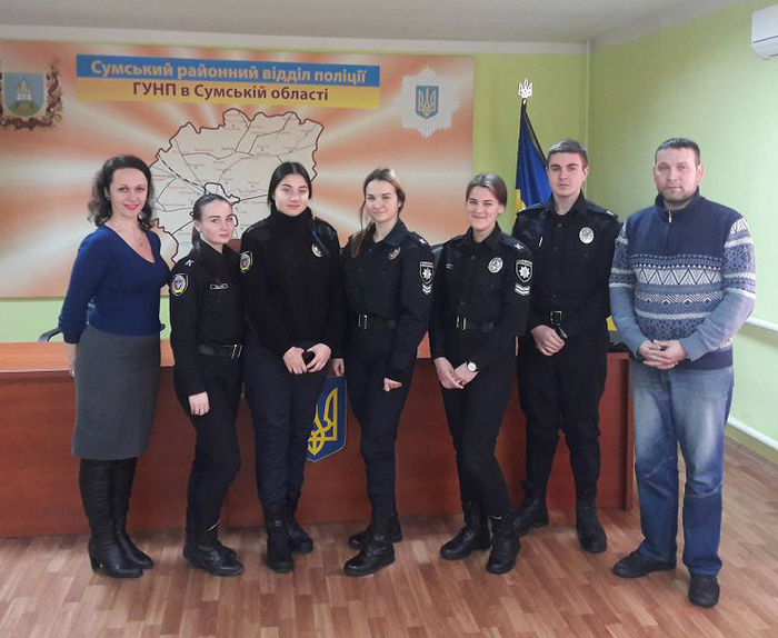 Курсанти університету проходять навчальну практику в підрозділах ГУНП в Сумській області