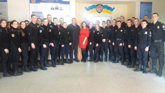 Семінар-зустріч курсантів з учасником бойових дій в Афганістані Геннадієм Горпиничем