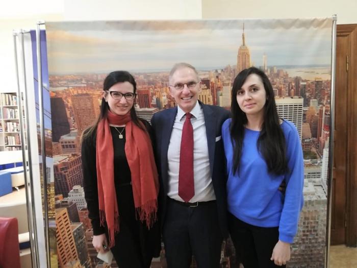 Представники університету відвідали відкриті лекції професора політичних наук із США