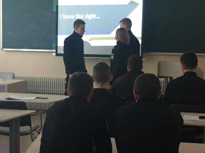 Засідання наукового гуртка англійською мовою за темою “I have the right”