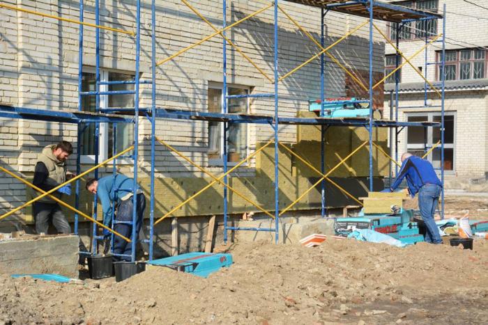 В «Академії поліції» продовжуються будівельні роботи