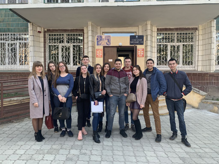 Студенти Сумської філії ХНУВС відвідали Зарічний районний суд м. Суми