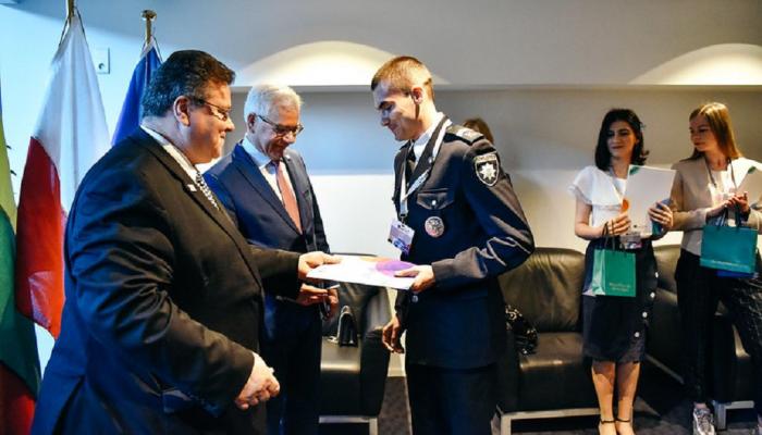 Курсант факультету № 1 Віталій Найда взяв участь у конференції в Брюсселі як національний переможець України у міжнародному конкурсі