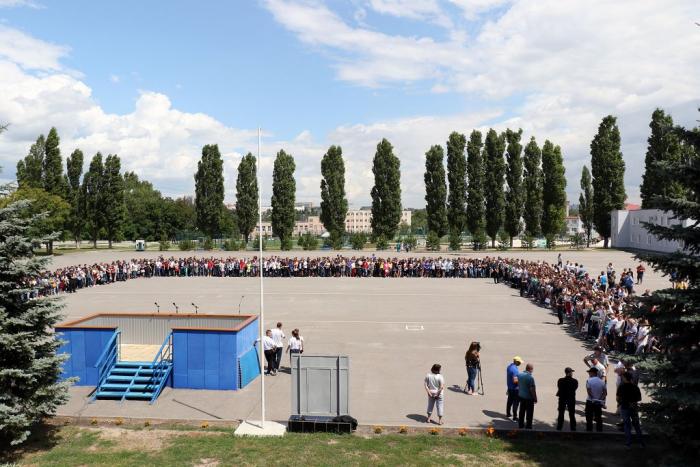 The meeting of the University Administration with entrants
