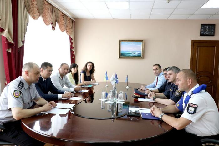 Представники Регіонального представництва Консультативної місії Європейського Союзу під час візиту до ХНУВС ознайомилися з діяльністю наукового парку «Наука та безпека»