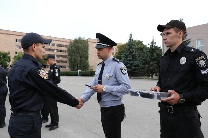 Відбулося закриття табірного збору та вручення погонів курсантам