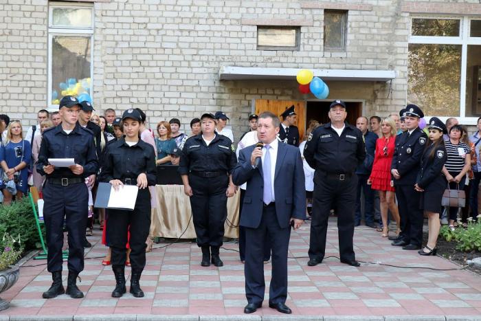 Проректор університету Анатолій Клочко привітав вихованців Ліцею «Правоохоронець» з початком нового навчального року