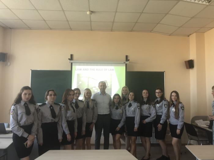 Legal English with the participation of a representative of the European Union  Advisory Mission