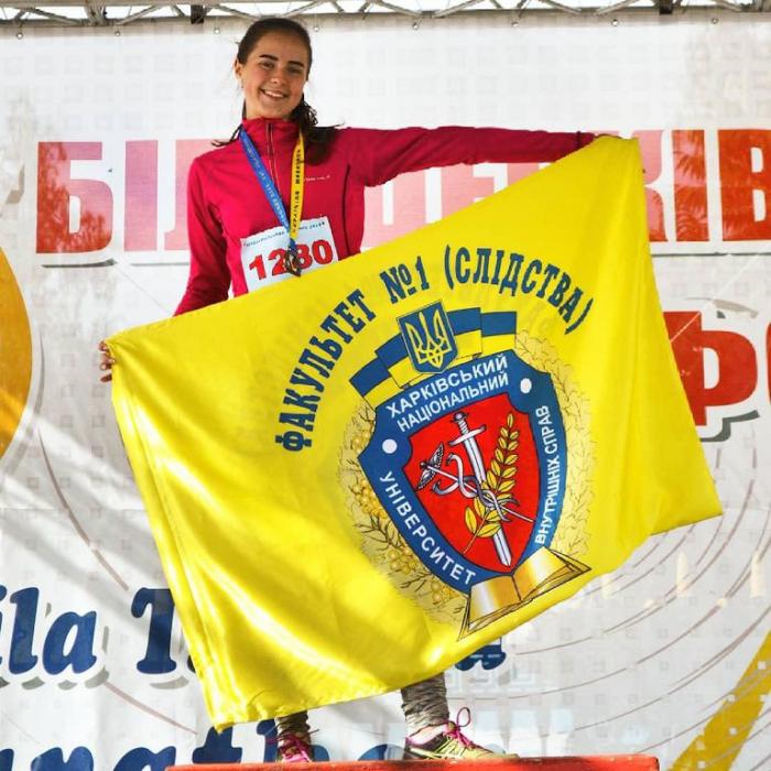 Курсант університету Олександра Самойлова взяла участь у «Білоцерківському марафоні»