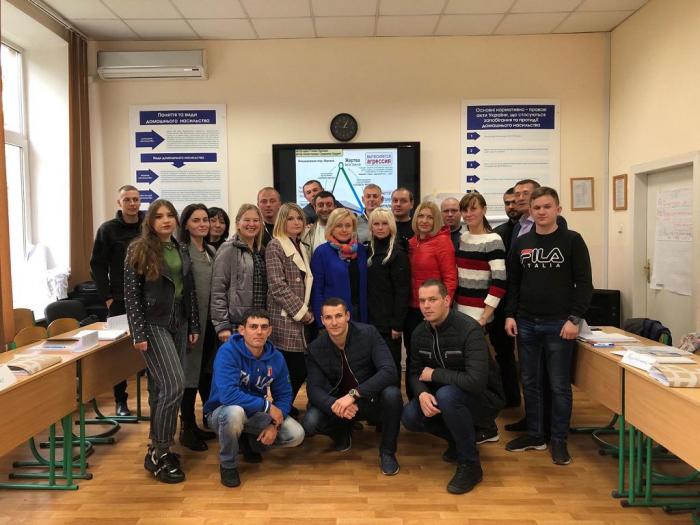 Професор кафедри педагогіки та психології Наталя Мілорадова провела тренінги для поліцейських в місті Дніпро