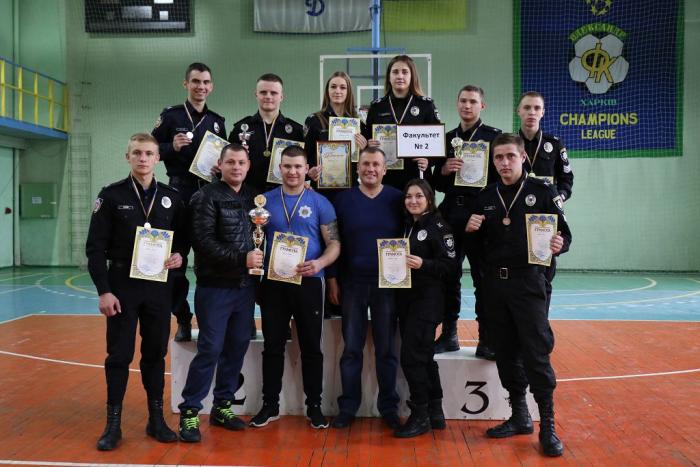 Першість університету з гирьового спорту виборола команда факультету № 2