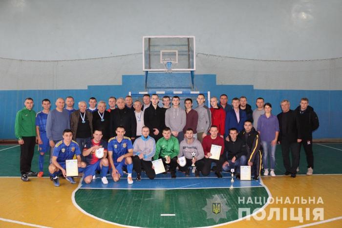 Команда Сумської філії серед переможців змагань з міні-футболу серед команд силових структур області
