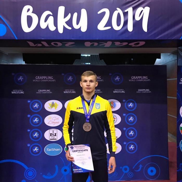Курсант факультету № 1 Артем Новіков став призером чемпіонату світу з грепплінгу