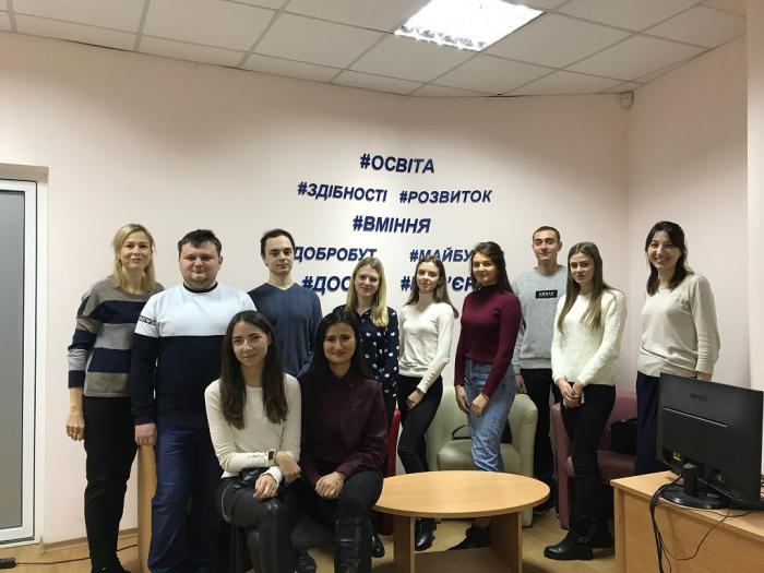 Виїзне заняття студентів у Харківському міському центрі зайнятості