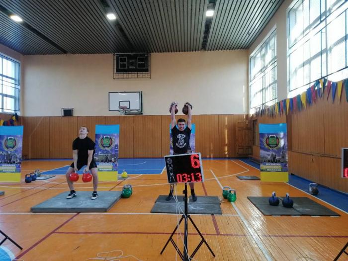 Команда ХНУВС посіла І місце у гирьовому спорті