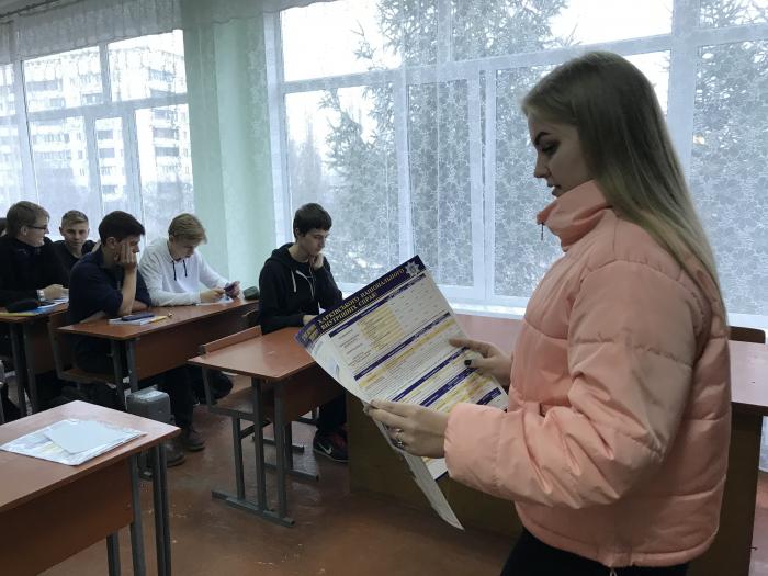 Профорієнтаційна зустріч зі школярами Харківської ЗОШ I-III ступенів № 172