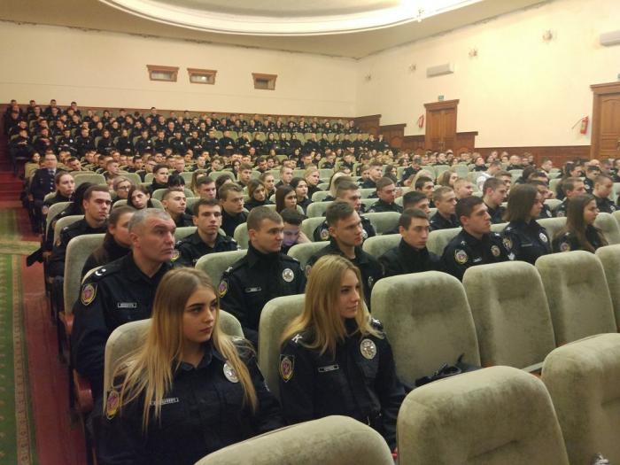 Відбувся розподіл курсантів університету для проходження навчальної практики в територіальних підрозділах Національної поліції