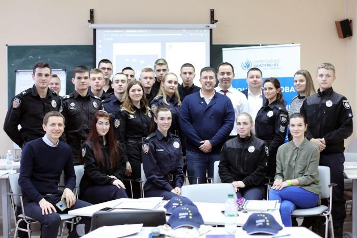Представники КМЄС та ООН провели семінари з прав людини для курсантів та студентів університету 