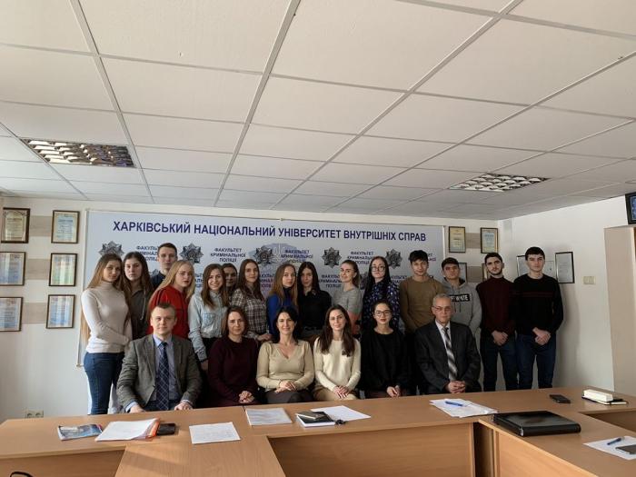 Засідання наукового гуртка кафедри правоохоронної діяльності та поліціїстики факультету № 6