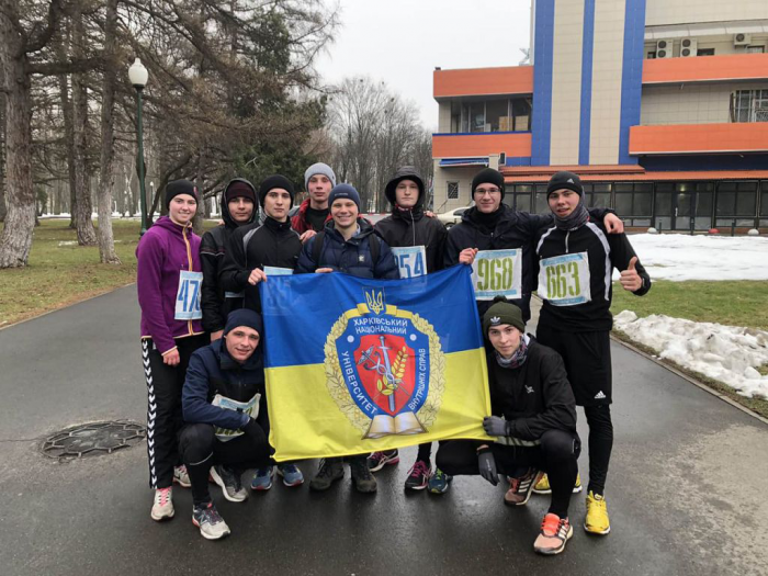 Курсанти університету взяли участь у легкоатлетичному пробігу, присвяченому виводу військ з Афганістану
